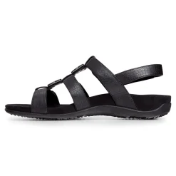 Outlet Vionic Amber Adjustable Sandal (Wide) Black Croco|Black Metallic|Black Snake|Gold Cork