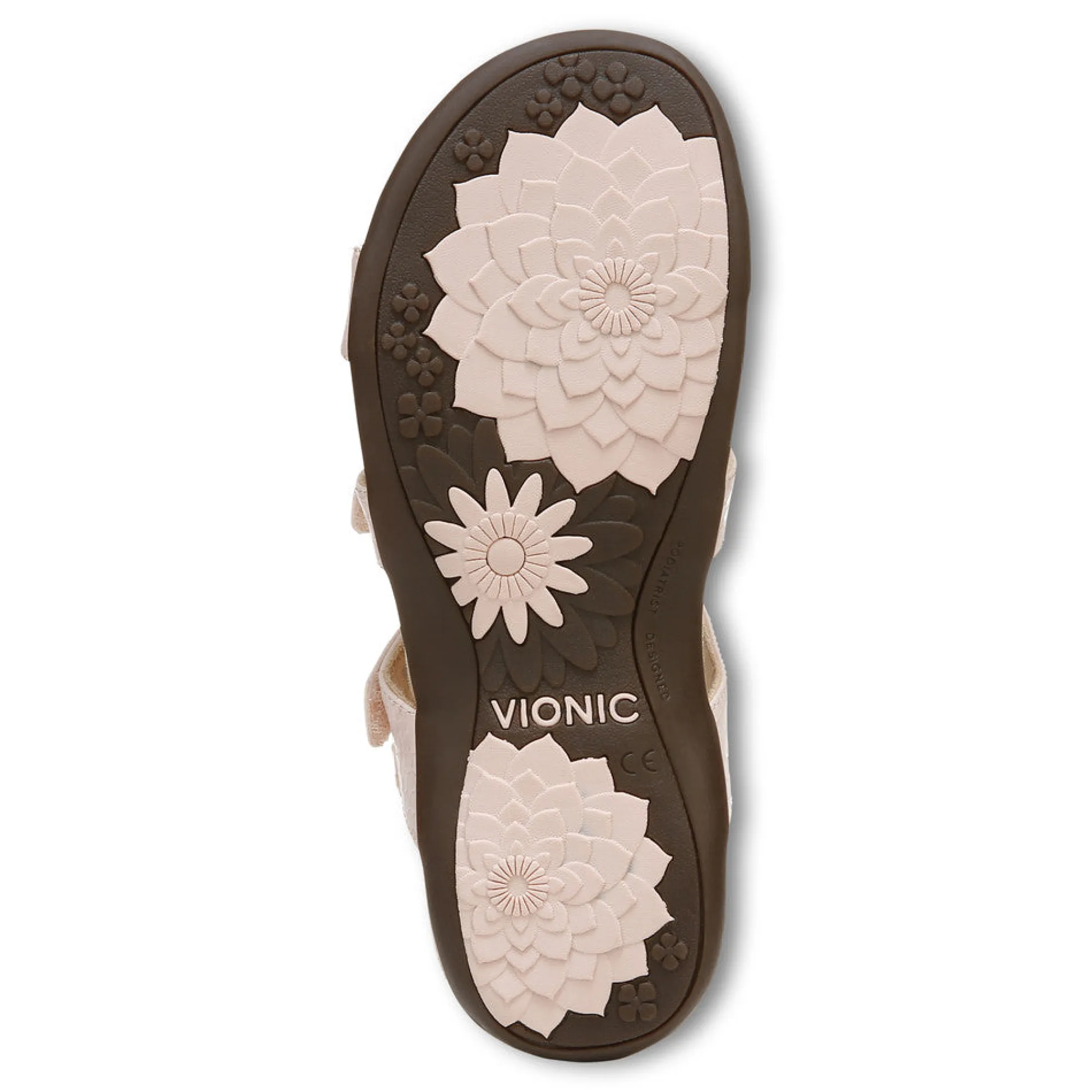 Outlet Vionic Amber Adjustable Sandal (Wide) Black Croco|Black Metallic|Black Snake|Gold Cork