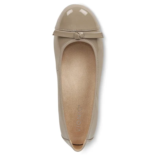 Online Vionic Amorie Flat Black|Black/Leopard Patent|Cream|Navy Patent