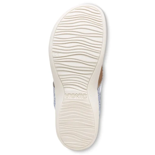 Sale Vionic Bella Toe-Post Sandal Black Patent|Black Print|Gold Cork|Marmalade