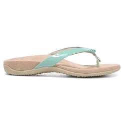 Sale Vionic Bella Toe-Post Sandal Black Patent|Black Print|Gold Cork|Marmalade
