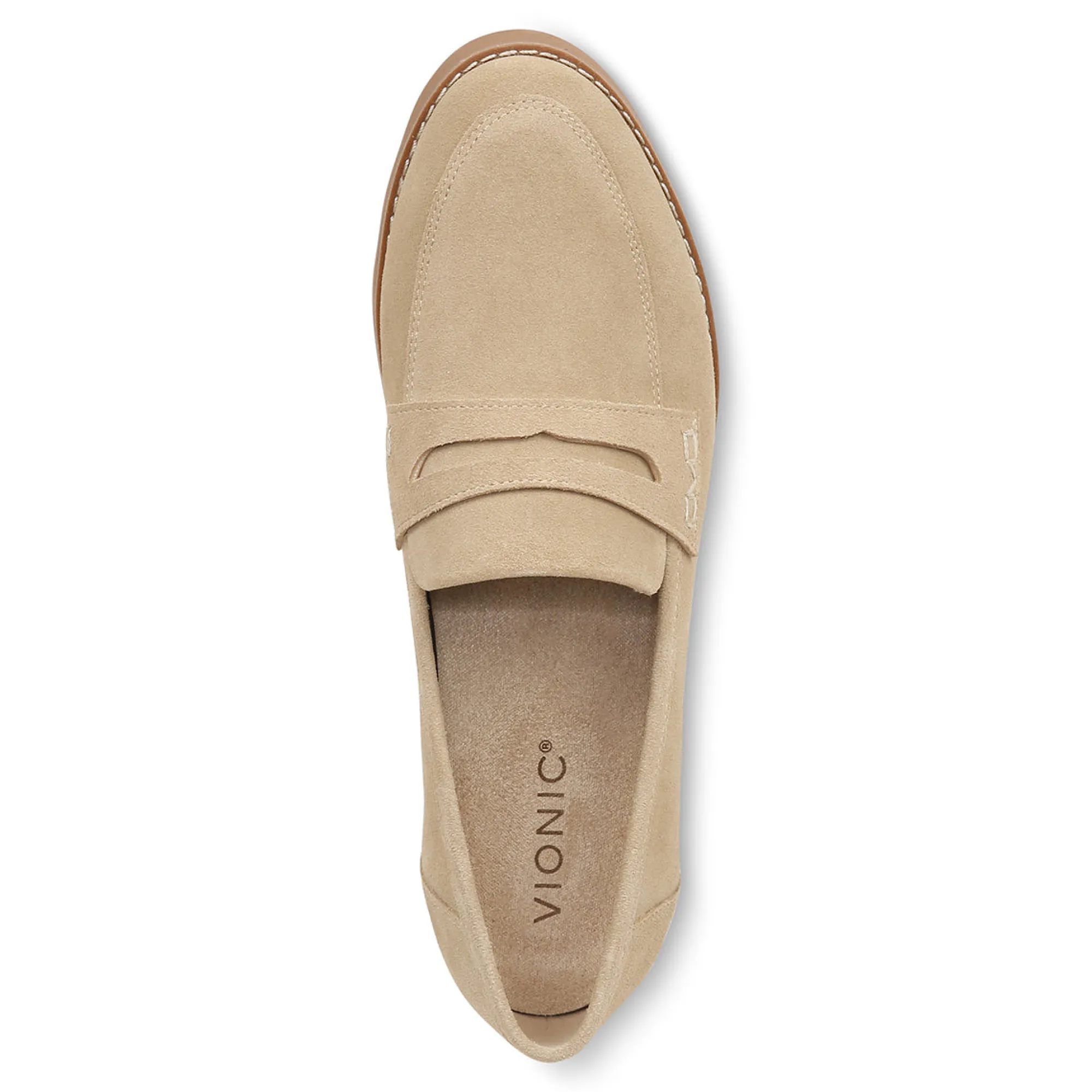 Discount Vionic Cheryl Ii Loafer Black Leather|Sand Suede