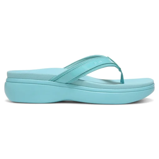 Outlet Vionic High Tide Ii Platform Sandal Aqua|Black|Cream|Dusty Lavender