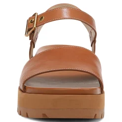 Fashion Vionic Jamie Flatform Sandal Black|Tan