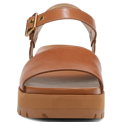 Fashion Vionic Jamie Flatform Sandal Black|Tan