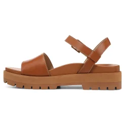 Fashion Vionic Jamie Flatform Sandal Black|Tan