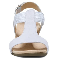 Clearance Vionic Kaytie Wedge Sandal Black|Blue Haze|Clay|Semolina