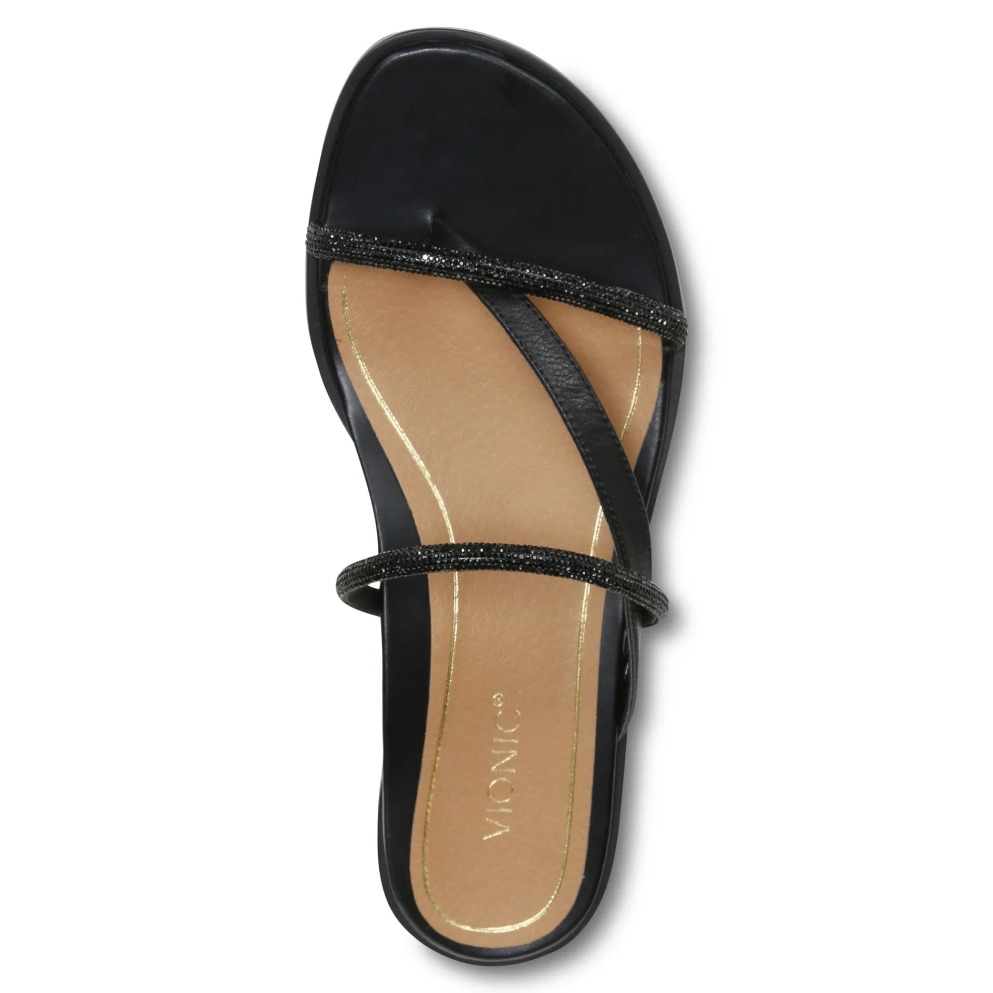 Shop Vionic Prism Sandal Black|Gold|Peach|White