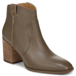 New Vionic Regan Ankle Bootie Black Vintage Lthr|Chocolate Vintage Lthr|Greige Vintage