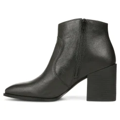 New Vionic Regan Ankle Bootie Black Vintage Lthr|Chocolate Vintage Lthr|Greige Vintage