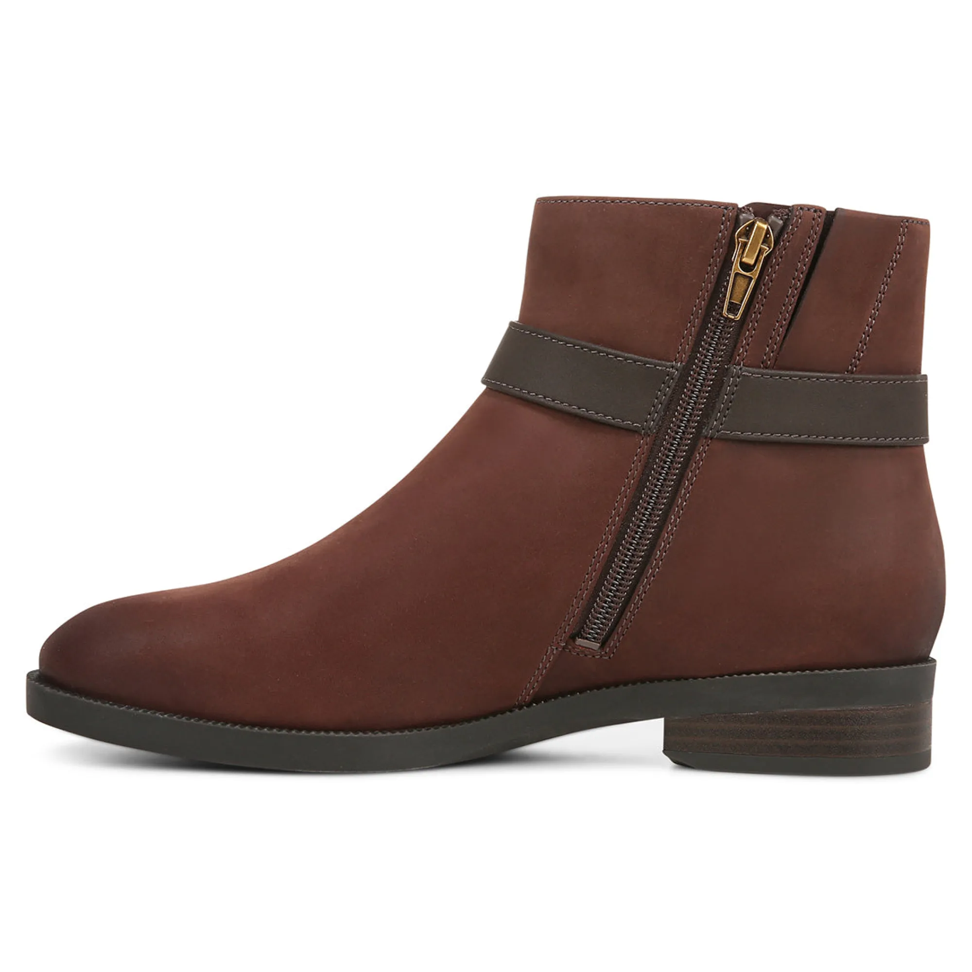 New Vionic Rhiannon Ankle Boot Black Leather|Chocolate|Cognac