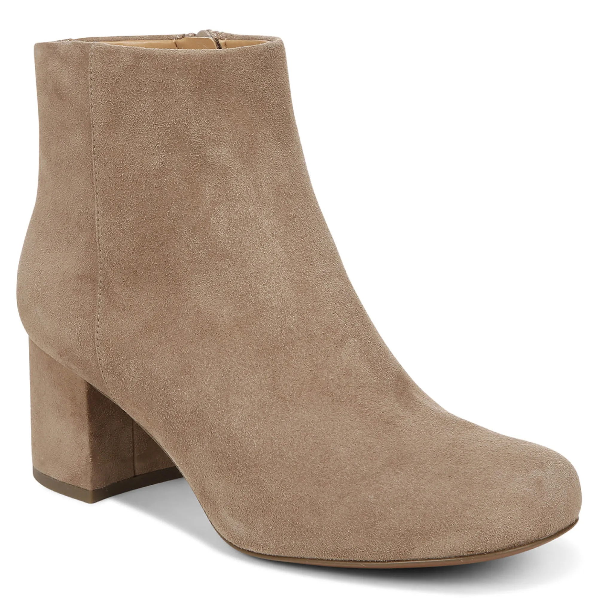Outlet Vionic Sibley Ankle Boot Black Leather|Taupe Suede