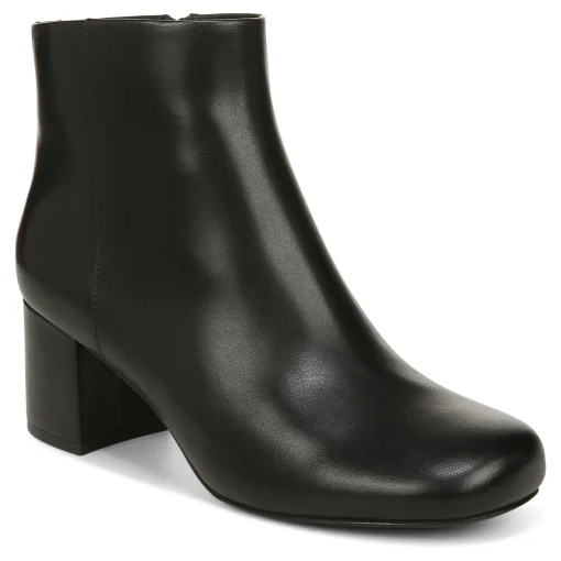 Outlet Vionic Sibley Ankle Boot Black Leather|Taupe Suede