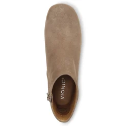 Outlet Vionic Sibley Ankle Boot Black Leather|Taupe Suede