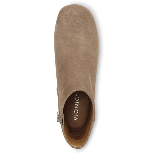 Outlet Vionic Sibley Ankle Boot Black Leather|Taupe Suede