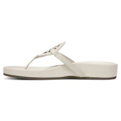 Clearance Vionic Solari Toe Post Sandal Clay|Black|Cream