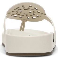 Clearance Vionic Solari Toe Post Sandal Clay|Black|Cream