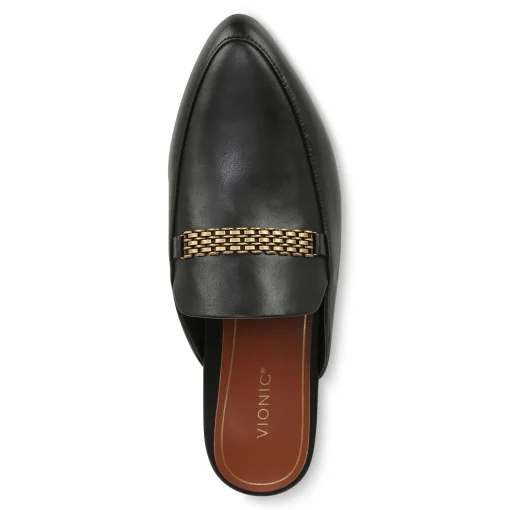 Hot Vionic Starling Mule Black|Camel|Cream