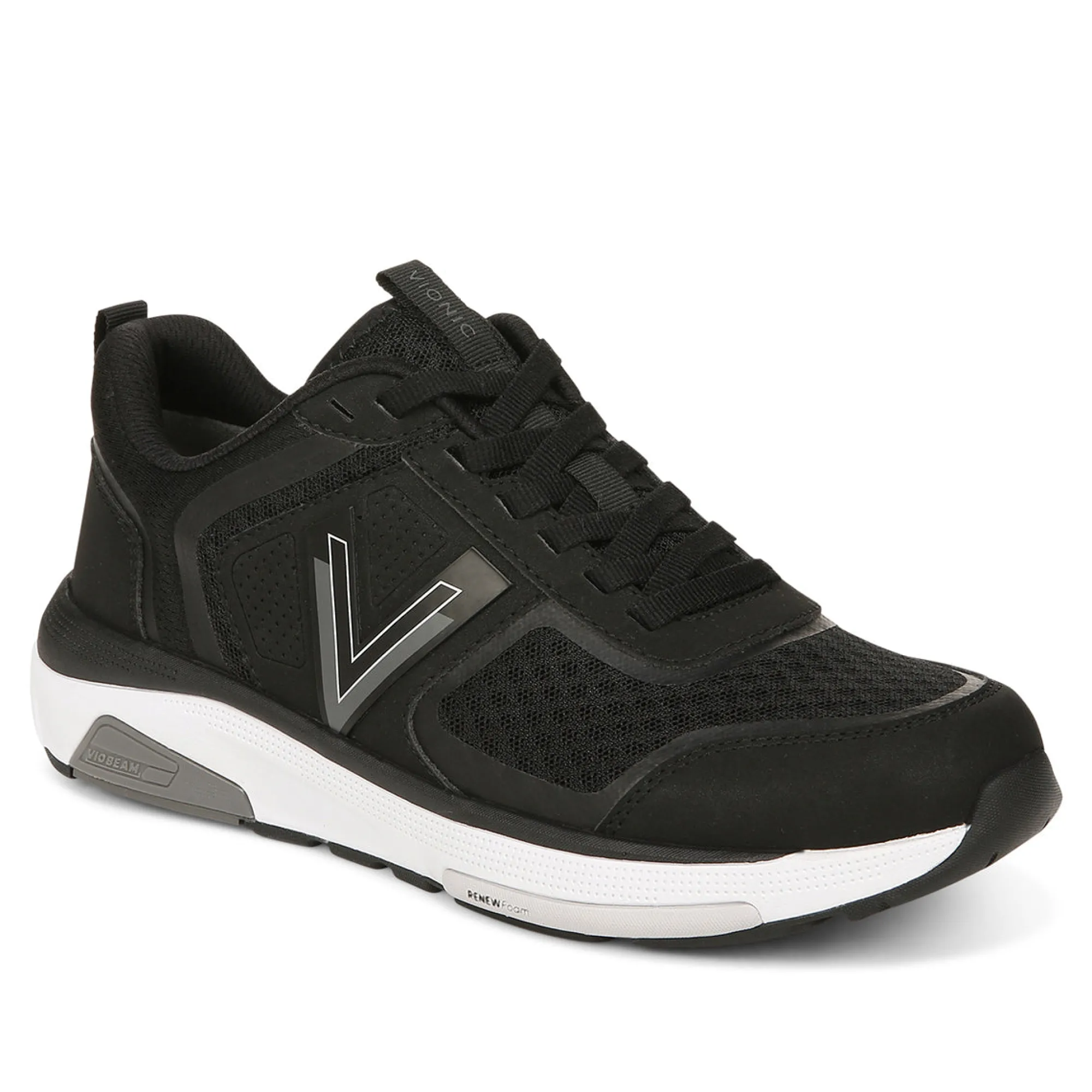 Store Vionic Walk Strider Sneaker Black/Charcoal|White/Cream