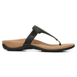 Best Sale Vionic Wanda T-Strap Sandal Black|Blue Haze|Bone|Macaroon