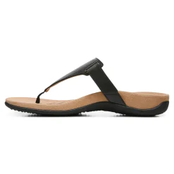 Best Sale Vionic Wanda T-Strap Sandal Black|Blue Haze|Bone|Macaroon