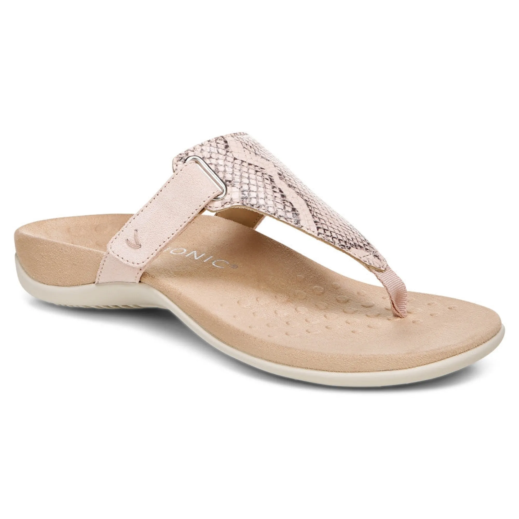Best Sale Vionic Wanda T-Strap Sandal Black|Blue Haze|Bone|Macaroon