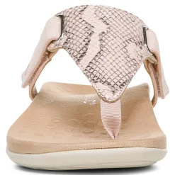 Best Sale Vionic Wanda T-Strap Sandal Black|Blue Haze|Bone|Macaroon