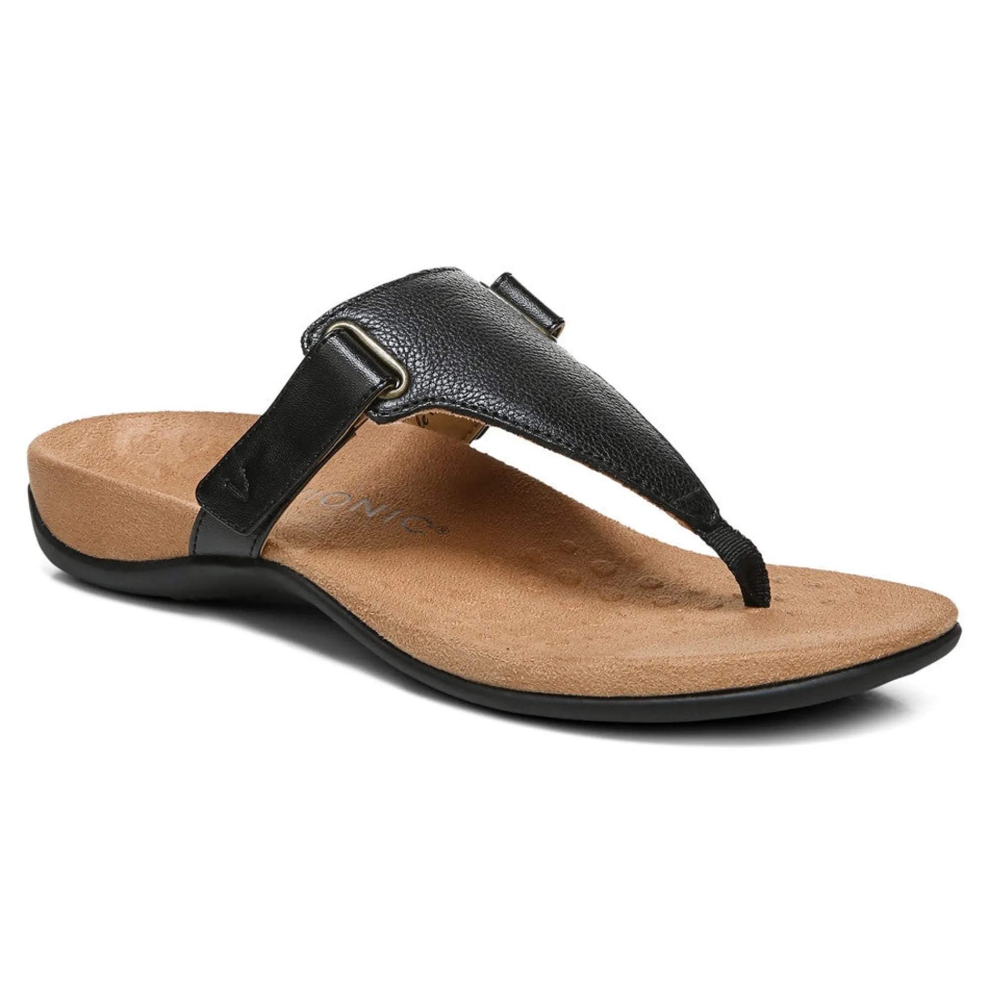 Best Sale Vionic Wanda T-Strap Sandal Black|Blue Haze|Bone|Macaroon